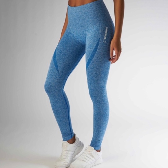 Gymshark Seamless Leggings Blue Marl 